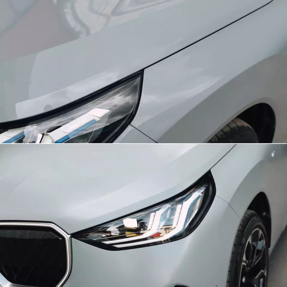 Забронировали BMW X3 прозрачным сатиновым полиуретаном